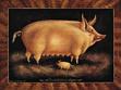 A Tamworth Sow and Piglet
