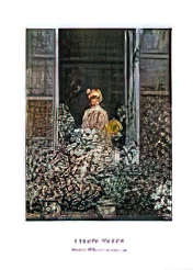 Camille Monet alla Finestra Argenteuil