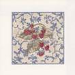 Raspberries on Blue Fresco