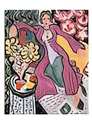 Woman In A Purple Coat