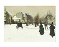 The Boulevard de Clichy under Snow
