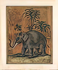 Antiqued Elephant