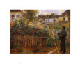 Monet Painting in His Garden At Argentui