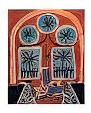 Interior with Blue Chair