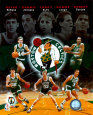 Boston Celtics "Big Five" Legends Composite - ©Photofile