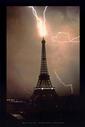 Lightning Striking Eiffel Tower, 1919