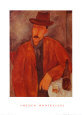 Seated Man Leaning on a Table Figurative Portraits