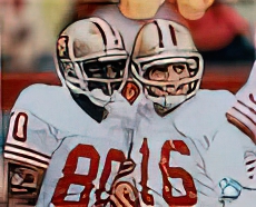 Jerry Rice / Joe Montana - 49ers ©Photofile
