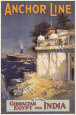 Anchor Line Vintage Travel Vintage Asian Travel Destinations