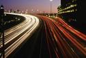 Motion Image of Cars on City Street