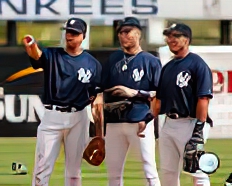 Alex Rodriguez, Derek Jeter & Gary Sheffield