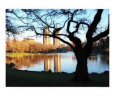 Central Park Meer in Early Winter, Late Day New York Central Park