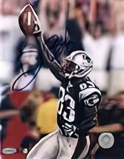 Deion Branch Action - Hand Signed Photograph
