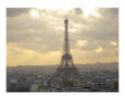 Eiffel Tower in the Clouds