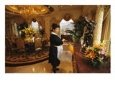 A domestic worker cleans a suite in a Las Vegas casino hotel