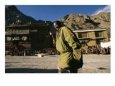 Buddhist Pilgrim at Tsurphu Monastery Near Lhasa