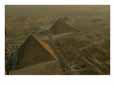 Aerial of Pryamids of Giza