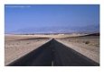 Long, Straight Road Through Death Valley, Death Valley, California, USA