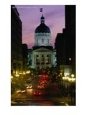 State Capitol Building at Dusk, Indianapolis, USA