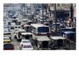 Traffic in Inner City, Manila, Philippines
