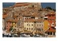 Fishing Boats In Port And Buildings, Rovinj, Croatia