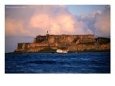 Tugboat Passing Fort El Morro, San Juan, Puerto Rico