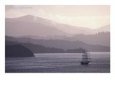 Spirit of New Zealand Sails Through Marlborough Sounds from Queen Charlotte Drive, New Zealand