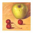 Cherries and an Apple
