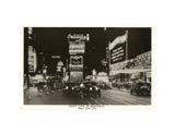 Night View of Broadway, New York City, Photo