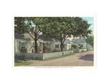 Sconset, Street in Nantucket, Mass.