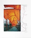 Project for the Gates, IV- signed by Christo