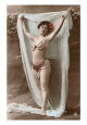 Belly Dancer with Fabric SUBJECTS Costume & Fashion