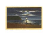 Moon ovre Tillamok Head, Seaside, Oregon