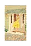 Fifties Yellow Dress