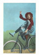 Girl Trick Riding on Bicycle