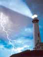 Stormy Lighthouse Natural Phenomena & Weather Lightning