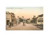 San Francisco Street, Cathedral, la Fonda, Santa Fe, New Mexico