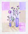 Floral with Modern Vases