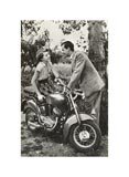 Couple with Motorcycle