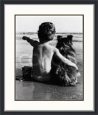 Boy and Dog on Beach