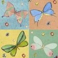 Four Butterfly - Magnet