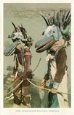 Two Hopi Indians with Bird Head Masks