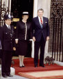 Margaret Thatcher and Ronald Reagan