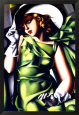 Young Girl in Green Figurative Portraits