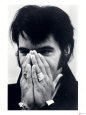Elvis with Head in Hands