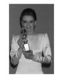Audrey Hepburn with Award