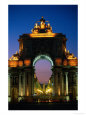 Statue at night, Portugal