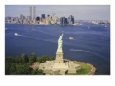 The Statue Of Liberty And The New York Skyline