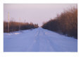 Snowy Road, Gimli, Manitoba
