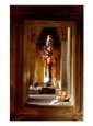 Carved Idol In Hallway